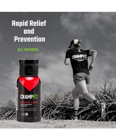 Crampfix 50ml Squeeze Bottle - Fast Muscle Cramp Relief (Raspberry) - Buy Online on GoSupps.com