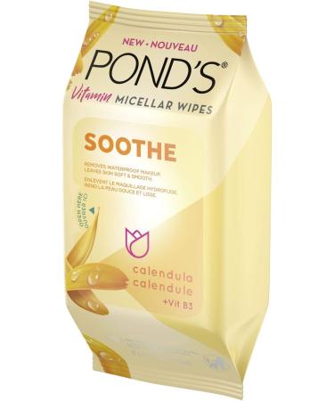 Pond's Face Ponds Soothe Facial Wipes 25 Count - Buy Online on GoSupps.com