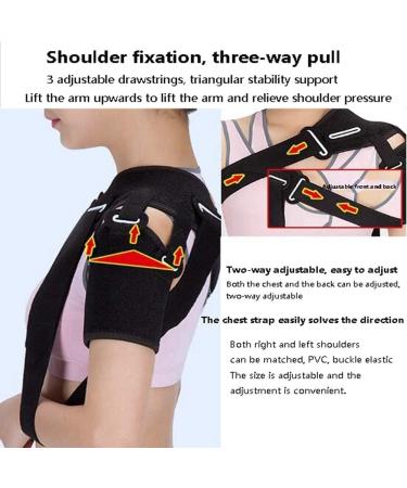 Shoulder Sling arm Brace Shoulder immobilizer Shoulder Brace Shoulders Stability Support Relief Compression Sleeve Wrap - Buy Online on GoSupps.com