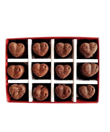 12 X Cacao & Saffron Nutty Energy Bites | All Natural Ingredients| Made of Nuts and Dates| Vegan