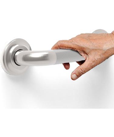 AquaChase 1-1/4 Knurled Grab Bar - ADA Compliant Bath Safety Handrail | Heavy Duty 500lbs Support - 9 Brushed Nickel | Mobility Aid for Seniors & Disabled - Buy Online on GoSupps.com