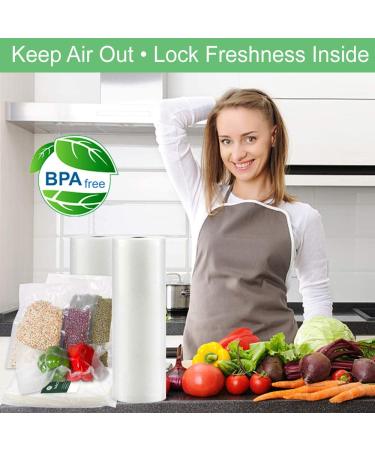 O2frepak 6 Pack Vacuum Sealer Bags Rolls 8x20' and 11x20' (3 Rolls Each) | BPA Free, Heavy Duty, Cut-to-Size for Sous Vide Cooking | 6 Pack - Buy Online on GoSupps.com