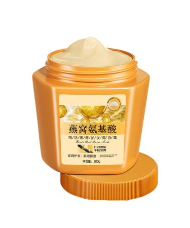 Husoiuy Amino Acid -ce Hair Care Mask - Nourishing and Nourishing Cream with Amino Acids - Deeply Effective Moisturizing and Repairing - For Damaged Hair (500ml)