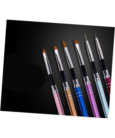 FRCOLOR Red Paintbrushes Set Stripers Nail Stripping Brush Dotting Painting Pen Nail Art Liner Brush Multifunction Fashion Design Pull Pen medium Red - Buy Online on GoSupps.com