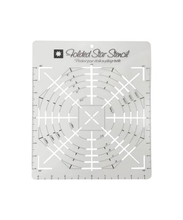 Folded Star Guide Stencil Sewing Quilting Template Patchwork Plastic Template DIY Bowl Comfortable Suit for Any Pattern