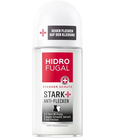 Hidrofugal Powerful and anti-stain roll-on deodorant protection against perspiration odors and stains antiperspirant without ethyl alcohol against underarm moisture and odors