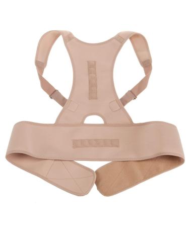 Medical-Grade Adjustable Magnetic Posture Support Back Brace | Relieve Neck & Back Pain | Improve Posture (Small Tan) - Poscure  - Buy Online on GoSupps.com