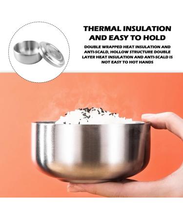 GYOTUU Stainless Steel Shaving Bowl with Lid - 4.3 Round Metal Bowl for Shaving Soap & Cream - Perfect for Men - Durable & Multipurpose - Buy Online on GoSupps.com