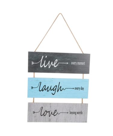 Abaodam Decorative Wooden Pendant Wood Decor Outdoor Signs Wood Wall Decor Wooden Wall Sign Vintage Office 35X30CM As Shown1