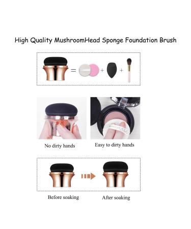 Mushroom Head Air Cushion Foundation Set - BB Cream & CC Cream for Flawless Oil-Control Brightening Makeup (Natural Color) - Shop Internationally - Buy Online on GoSupps.com