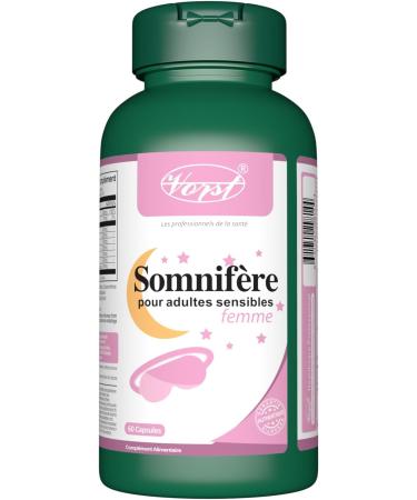 VORST Natural Sleep Aid Supplement for Women 60 Capsules | Powder Pills | 1 Bottle 60 count (Pack of 1) - Buy Online on GoSupps.com