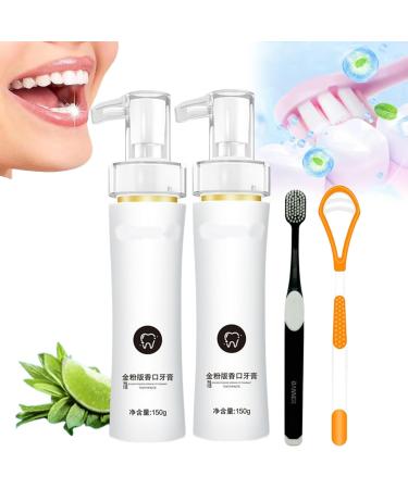 Renh_e artisan tooth paste residual or white-of-wing paste renh_e artisan fluoride-free protection toothpaste protection for sensitive tea & gum (2PCs)