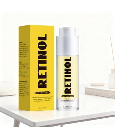 RETINOL & Glutathione Dark Spot Repair Cream (1.06 oz) - Fades Acne Scars & Hyperpigmentation Brightens & Evens Skin Tone Suitable for All Skin Types (2 pcs-RETINOL & Glutathione) - Buy Online on GoSupps.com