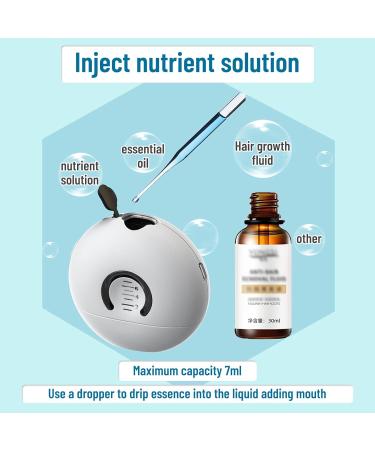 Scalp Massage Brush & Hair Oil Applicator - Electric Device with Red & Blue Light for Hair Growth | High Frequency Vibration & Essential Oil Serum - Buy Online on GoSupps.com