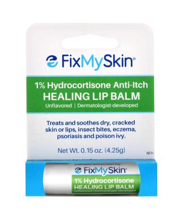 FixMySkin Unflavored Healing Lip Balm - Buy Online on GoSupps.com