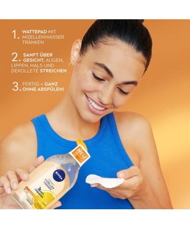 NIVEA Micellar Water Vitamin C All Skin Types 400 ml - Buy Online on GoSupps.com