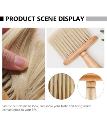 EXCEART Round Beard Brush with Feather Duster | Essential Grooming Tool for Men s Beard Care - Buy Online on GoSupps.com