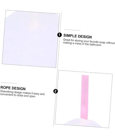 AUTSUPPL 3pcs Foaming Net Exfoliating Mesh Soap Pouch Travel Soap Sack Saver Soap Foaming or White - Buy Online on GoSupps.com