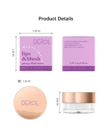 Color Changing Blush & Lip Gloss Duo - Moisturizing 2-in-1 Cheek and Lip Cream - Buy Online on GoSupps.com