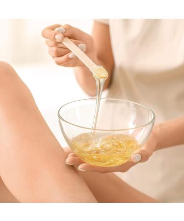 1000-Piece Wood Wax Sticks Set for Hair Removal - Includes 500 Large Eyebrow & 500 Small Facial Applicator Sticks - Buy Online on GoSupps.com