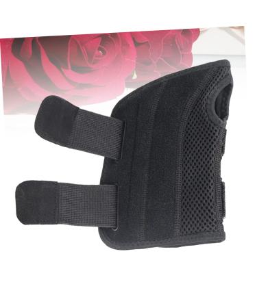 LALAFINA Wrist Support Carpal Tunnel & Sprain Relief | Breathable Gym Splint with Steel Plate for Men & Women Adjustable Black Wrist Straps - Buy Online on GoSupps.com