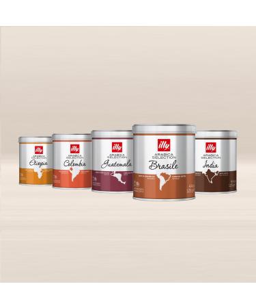 Illy India Ground Coffee 125g - Premium Italian Coffee Blend - Buy Online on GoSupps.com