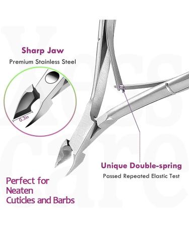Cuticle Trimmer with Cuticle Pusher Cuticle Remover Cutter Nipper Scissor and Triangle Cuticle Nail Pusher Peeler Scraper Durable Dead Skin Clipper Manicure Pedicure Tools - Buy Online on GoSupps.com