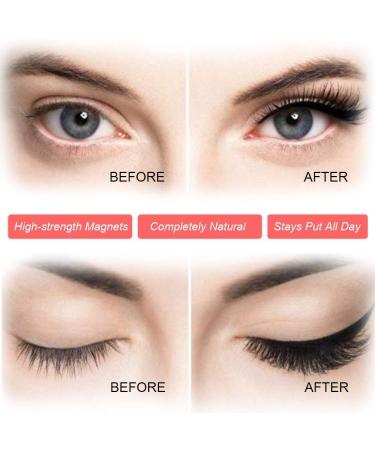 Shop Magnetic Eyeliner & Eyelashes Kit - Waterproof & Long-Lasting 5 Magnetic Lashes Tweezers Included for a Natural Look - International Shipping - Buy Online on GoSupps.com