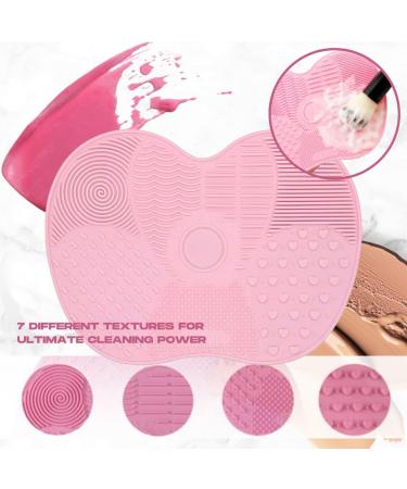 Generic Makeup Brush Cleaner Silicone Cleaning Mat Silicone Makeup Brush Cleaning Mat Portable Makeup Brush Cleaning Pad Washing Tool for Makeup Brushes - Buy Online on GoSupps.com