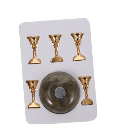 POPETPOP 1 Set Manicure Practice Base Acrylic Nail Display Stand Nail Stands for False Nails Manicure Practice Tools Nail Stand Display Nail Tip Stand Base Practice Supplies Japanese Resin 3.5x3.5cm Black