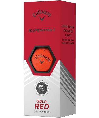Callaway Golf 2022 Superfast Red Golf Balls - Long Distance and Exceptional Performance - Buy Online on GoSupps.com