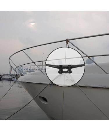 VEITHI 6-inch Boat Cleat - Electrophoretic Coated Black Dock Cleats (4 Pack) - Ideal Cleat Hook for Boat Docks, Decks, Piers - Hardware Included - Buy Online on GoSupps.com