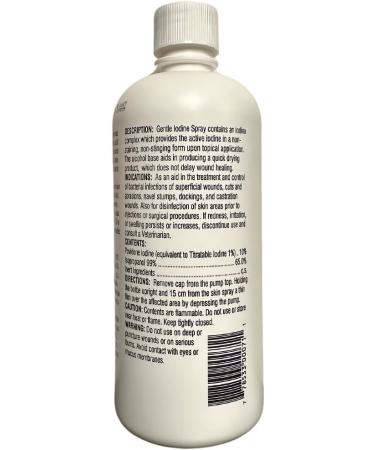 DVL Gentle 1% Iodine Antiseptic Spray - 500mL - Buy Online on GoSupps.com