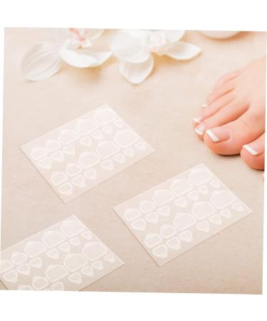 Mikinona 20 Sheets Nail Stickers For False Nails With Glue Nail Tabs Label Sticker Hairdresser Gummed Paper High Quality Invisible Adhesive - Buy Online on GoSupps.com