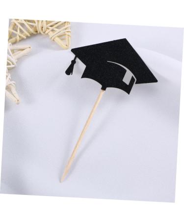 Alipis 18 Pcs Cupcake Topper Graduation Cap Topper Blaclight Party Supplies Blacklig Ken Doll Clothes Graduation Hats DIY Scratch off Cards Noire Cupcakes Graduation Cake Topper Props - Buy Online on GoSupps.com
