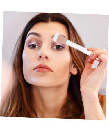 FOYTOKI 2pcs Makeup Brush Cream Concealer Brush Women Eye Shadow Brush Highlighter Brush Brow Brush Plastic - Buy Online on GoSupps.com