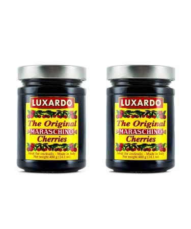 Luxardo Gourmet Maraschino Cherries - 400g Jar - 2 Pack - Buy Online on GoSupps.com