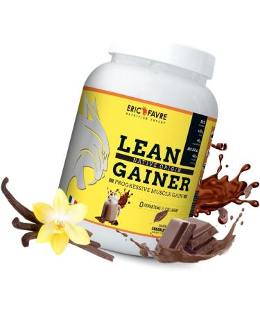 LEAN GAINER + 50% Bi Source Native Protein Enriched with Minerals Progressive Mass Gain Optimized Recovery Vanilla 1.5 kg Eric Favre - Buy Online on GoSupps.com
