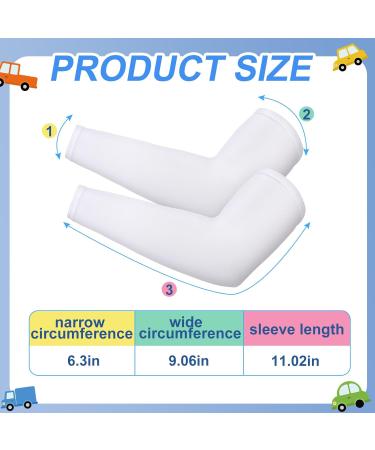 8 Pairs Kids Toddler Eczema Arm Sleeves | Soft Elastic Material | Cooling UV Protection | 5-7 Inch - Buy Online on GoSupps.com