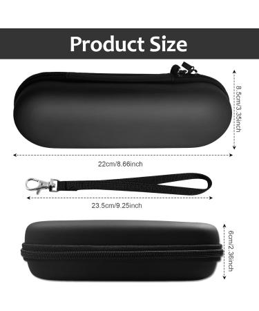 Yolonce Electric Toothbrush Travel Case - Portable Hard Shell Holder for Accessories | Black & Silver - Buy Online on GoSupps.com