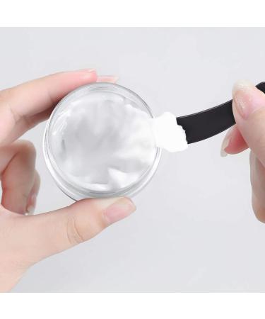 100 Count 10g Small Round Sample Cosmetic Jars with Lids | Makeup Containers for Lip Scrub | Leak Proof | Includes 10Pcs Mask Spatula - Multi Color - Buy Online on GoSupps.com