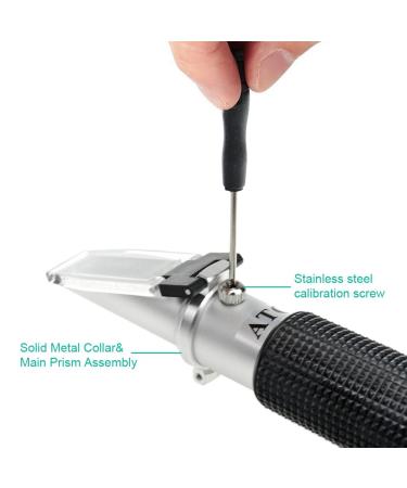 Professional Salinity Refractometer for Marine Monitoring in Aquariums - Dual Scale 0-100ppt & 1.000-1.070 Specific Gravity - Buy Online on GoSupps.com