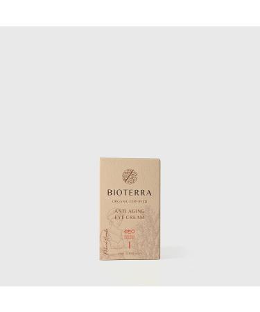 BioTerra Bio Anti Aging Eye Cream 15ml - Revitalize & Regenerate Ripe Skin | Natural Moisture Care for All Skin Types - Buy Online on GoSupps.com
