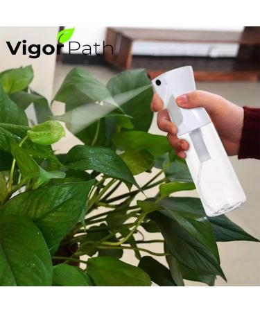 VIGOR PATH Continuous Spray Nano Fine Mist Hair Spray Bottle - Empty & Reusable Beauty/Cleaning Solution - 5oz/150ml - Buy Online on GoSupps.com