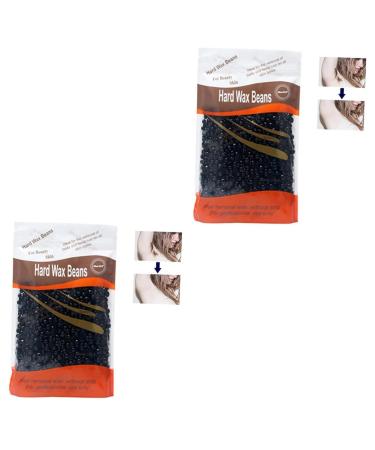 Minkissy 2st hair removal facial shape of the hairs of depilation tough wax bean suit coarse wax bean pearl wax sperms depilatory pearle skin depilation wax bikini hard wax adjust