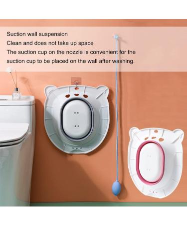 Sitz Bath Postpartum Care Kit for Hemorrhoids and Yoni Steam - Pink - Buy Online on GoSupps.com