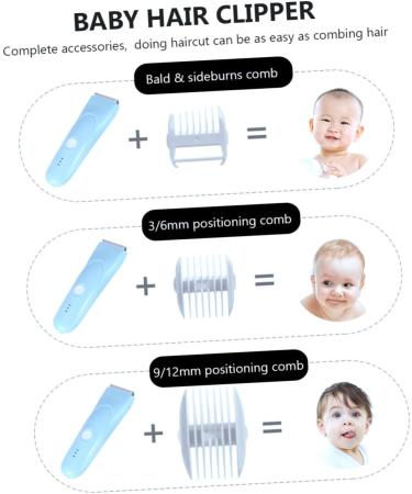 Buy Angoily 1 Set Baby Hair Clippers & Beard Kits - Electric Trimmer for Kids | Automatic Hair Clipper & Hair Tie Cutter Ideal for Toddlers - Buy Online on GoSupps.com