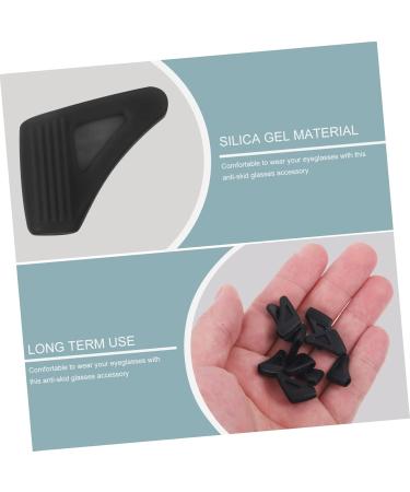 Stobok 10 Pack Brass Glasses Ear Hooks - Silicone Glass Holder for Sunglasses & Eyeglasses | Anti-Slip Comfortable Design for Secure Fit - Buy Online on GoSupps.com