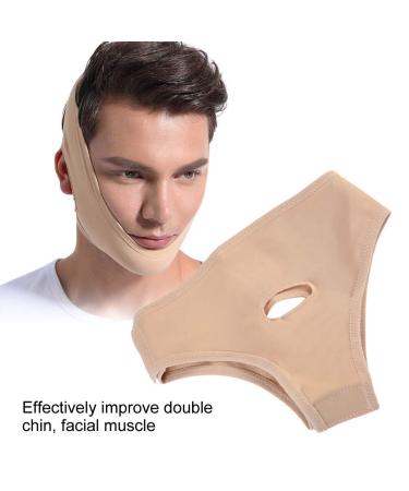 V Line Face Lift Mask - Reusable Double Chin Lifting Belt for V Shaped Face - Anti Aging Skin Firming Bandage (Size L) - Buy Online on GoSupps.com