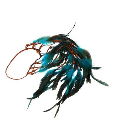 Beatifufu Feather Headband Headband Feather Headband Dresses Burning Man Outfits for Women Peacock Headband Tassel Trim Headpiece Decor Accessories Fashion Artificial Feather Miss